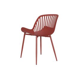 Silla Scandi DKD Home Decor Terracota 50.5 x 81 x 57.5 cm (4 Unidades)