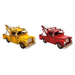 Vehiculo Decoracion Vintage DKD Home Decor Rojo Amarillo 11 x 12 x 25.5 cm (4 Unidades) Precio: 67.69000029. SKU: B129AHJA56