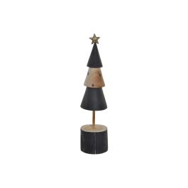 Arbol Navidad Moderna DKD Home Decor Natural Negro 6 x 24 x 6 cm (4 Unidades)
