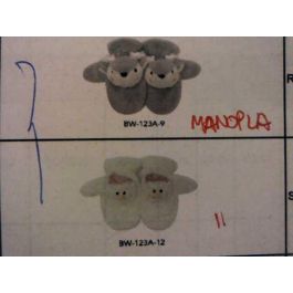 Calientapies Navidad Fantasia DKD Home Decor Blanco Gris 44 x 24 x 32 cm (4 Unidades)