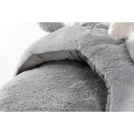 Calientapies Navidad Fantasia DKD Home Decor Blanco Gris 44 x 24 x 32 cm (4 Unidades)