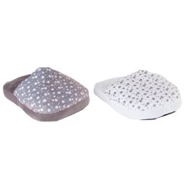 Calientapies Navidad Fantasia DKD Home Decor Blanco Gris 44 x 24 x 32 cm (4 Unidades)