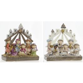 Nacimiento Navidad Tradicional DKD Home Decor Marron Multicolor 6.5 x 20 x 19 cm (4 Unidades) Precio: 47.22872. SKU: B1FWBS27VF