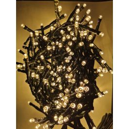 Luces Navidad Tradicional DKD Home Decor Blanco Amarillo 1 x 600 x 5 cm (4 Unidades)