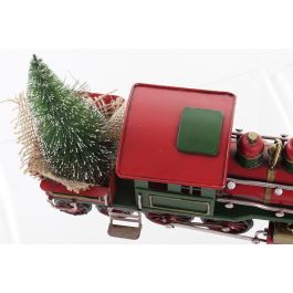 Vehiculo Decoracion Navidad Tradicional DKD Home Decor Verde Rojo 9 x 17 x 22 cm (4 Unidades)