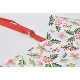 DKD Home Decor Delantal de Navidad Tradicional Verde y Rojo, Muerdago, Poliéster y Algodón, Set de 2 Piezas (4 Unidades), 80 x 60 cm