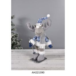Figura Navidad Moderna DKD Home Decor Azul 16 x 38 x 17 cm (4 Unidades) Precio: 58.49999947. SKU: B1B5JHSBDN