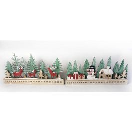 Calendario Adviento Navidad Alpina DKD Home Decor Verde Rojo 4 x 22 x 40 cm (4 Unidades) Precio: 24.99575045. SKU: B17QHMCWYT