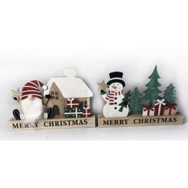 Decoracion Navidad Tradicional DKD Home Decor Rojo Verde 4 x 20 x 26 cm (4 Unidades) Precio: 13.95000046. SKU: B1DW6MQH7N