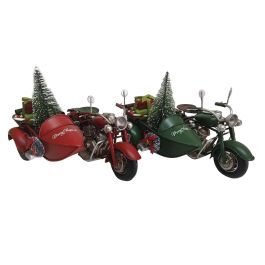 Vehiculo Decoracion Navidad Tradicional DKD Home Decor Rojo Verde 14 x 13 x 19 cm (4 Unidades) Precio: 68.94999991. SKU: B1KKEBR9LD
