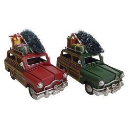 Vehiculo Decoracion Navidad Tradicional DKD Home Decor Rojo Beige 7.5 x 10.5 x 16 cm (4 Unidades) Precio: 52.5000003. SKU: B12CWKGF99