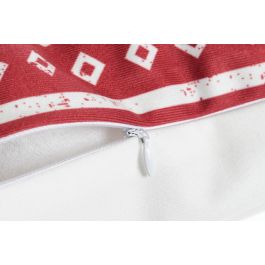 Funda Cojin Navidad Alpina DKD Home Decor Rojo Blanco 1 x 45 x 45 cm (4 Unidades)