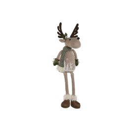 Figura Navidad Alpina DKD Home Decor Beige Verde 14 x 65 x 18 cm (4 Unidades) Precio: 62.50000053. SKU: B14D88YXKY