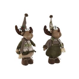 Figura Navidad Alpina DKD Home Decor Marron Verde 13 x 50 x 20 cm (4 Unidades) Precio: 59.78999983. SKU: B1GSRRPSCT