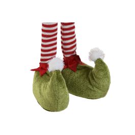 Figura Navidad Tradicional DKD Home Decor Rojo Verde 9 x 64 x 16 cm (4 Unidades)