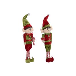 Figura Navidad Tradicional DKD Home Decor Rojo Verde 9 x 64 x 16 cm (4 Unidades) Precio: 57.88999975. SKU: B1CSWXRNCA