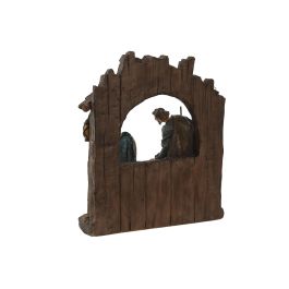 Nacimiento Navidad Tradicional DKD Home Decor Multicolor 7.5 x 21.5 x 19.5 cm (4 Unidades)