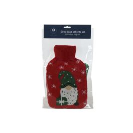 Bolsa Agua Caliente Navidad Tradicional DKD Home Decor Rojo Verde 28 x 4 x 17 cm Set de 2 (4 Unidades)