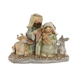 Nacimiento Navidad Tradicional DKD Home Decor Multicolor 5.5 x 9 x 11.5 cm (4 Unidades)