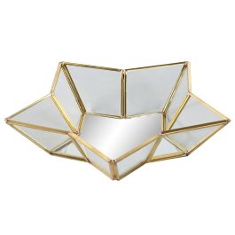 Bandeja Navidad Moderna DKD Home Decor Transparente Dorado 22 x 5 x 22 cm (4 Unidades) Precio: 60.366900060499994. SKU: B13YFKG4Z4