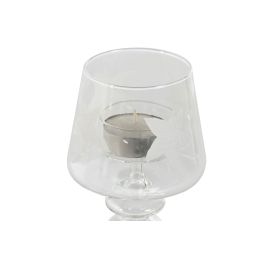 Portavela Navidad Moderna DKD Home Decor Transparente 8.5 x 20.5 x 8.5 cm (4 Unidades)