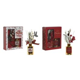 Ambientador Mikado Navidad Tradicional DKD Home Decor Dorado Rojo 5 x 19 x 16 cm (4 Unidades) Precio: 40.7648996975. SKU: B1952LWTTB