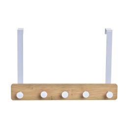 Perchero Scandi DKD Home Decor Blanco Natural 4.8 x 25.5 x 38.5 cm (4 Unidades) Precio: 36.49999969. SKU: B15CZDQKMZ