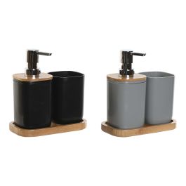 Baño Basicos DKD Home Decor Gris Negro 8.9 x 17 x 16.3 cm Set de 3 (4 Unidades) Precio: 31.50000018. SKU: B1GTSRYHEC