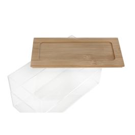 Caja DKD Home Decor Transparente Natural 9.5 x 10 x 19 cm (4 Unidades)