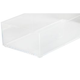 Caja DKD Home Decor Transparente Natural 9.5 x 10 x 19 cm (4 Unidades)