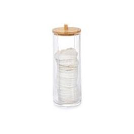 Algodonero DKD Home Decor Transparente Natural 7 x 18.5 x 7 cm (4 Unidades)