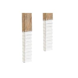 Utensilios Colonial DKD Home Decor Blanco Marron Oscuro 2 x 8 x 30 cm Set de 2 (4 Unidades)