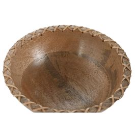 Bol Colonial DKD Home Decor Natural 16 x 6 x 16 cm (4 Unidades)