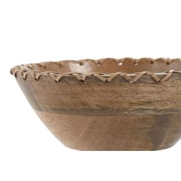 Bol Colonial DKD Home Decor Natural 16 x 6 x 16 cm (4 Unidades)