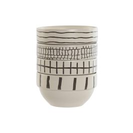 Bol Moderno DKD Home Decor Beige Gris 14 x 8 x 14 cm (12 Unidades)