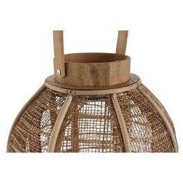 Portavela Balines DKD Home Decor Natural 29 x 46 x 29 cm (4 Unidades)