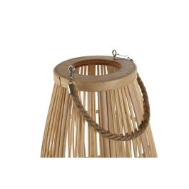 Portavela Tropical DKD Home Decor Marron Claro 28 x 65 x 28 cm (4 Unidades)