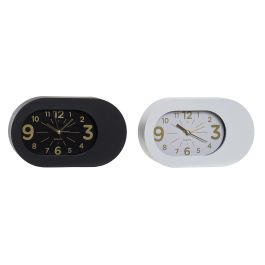 Reloj Despertador DKD Home Decor Blanco Negro 5.1 x 13 x 22 cm (4 Unidades) Precio: 32.58999964. SKU: B1D9KMDQGJ