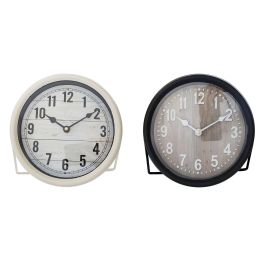 Reloj Sobremesa Loft DKD Home Decor Negro Blanco 5.5 x 20 x 20 cm (4 Unidades) Precio: 37.16152. SKU: B1AFZPBPCY