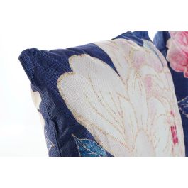 Cojin Moderno DKD Home Decor Azul Rosa 10 x 45 x 45 cm (4 Unidades)