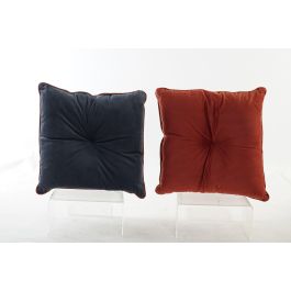 Cojin Scandi DKD Home Decor Azul Rojo 10 x 40 x 40 cm (4 Unidades)