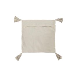 Funda Cojin Moderno DKD Home Decor Beige 3 x 60 x 60 cm (4 Unidades)