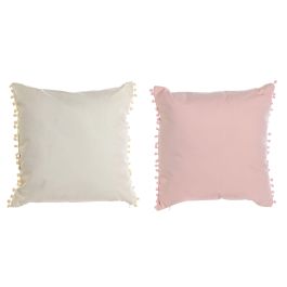 Cojin Boho DKD Home Decor Rosa Beige 10 x 45 x 45 cm (4 Unidades) Precio: 44.9499996. SKU: B1FKN3CNTM