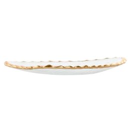 Bandeja Vaciabolsillos Moderno DKD Home Decor Transparente Dorado 8 x 2 x 14 cm (6 Unidades)