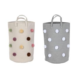 Cesta Ropa Kids DKD Home Decor Gris Beige 34 x 55 x 34 cm (6 Unidades) Precio: 58.49999947. SKU: B12YQCFCGZ