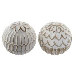 Bola Decoracion Indio DKD Home Decor Natural 13 x 13 cm (6 Unidades) Precio: 73.94999942. SKU: B15YLYMDL6