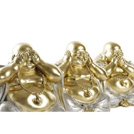 Figura Oriental DKD Home Decor Champan Dorado 15 x 19.5 x 19.5 cm (6 Unidades)