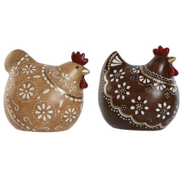 Figura Shabby DKD Home Decor Natural Marron Oscuro 11 x 14 x 16.5 cm (6 Unidades) Precio: 83.4294998911. SKU: B1JFFMCAXT