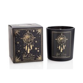 Vela Indio DKD Home Decor Negro Dorado 7 x 8 x 7 cm (6 Unidades)