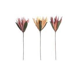 Flor  DKD Home Decor Rosa Naranja 10 x 98 x 35 cm (6 Unidades) Precio: 104.79000026. SKU: B14SHCAZHS